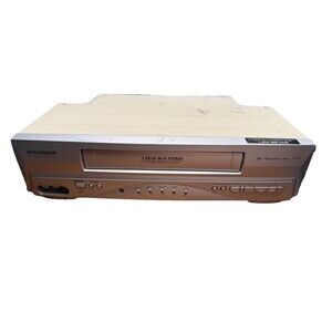 Sylvania SSV6003 VCR 4 Head Hi-Fi Stereo 19 Micron Head  Tested Works No Remote